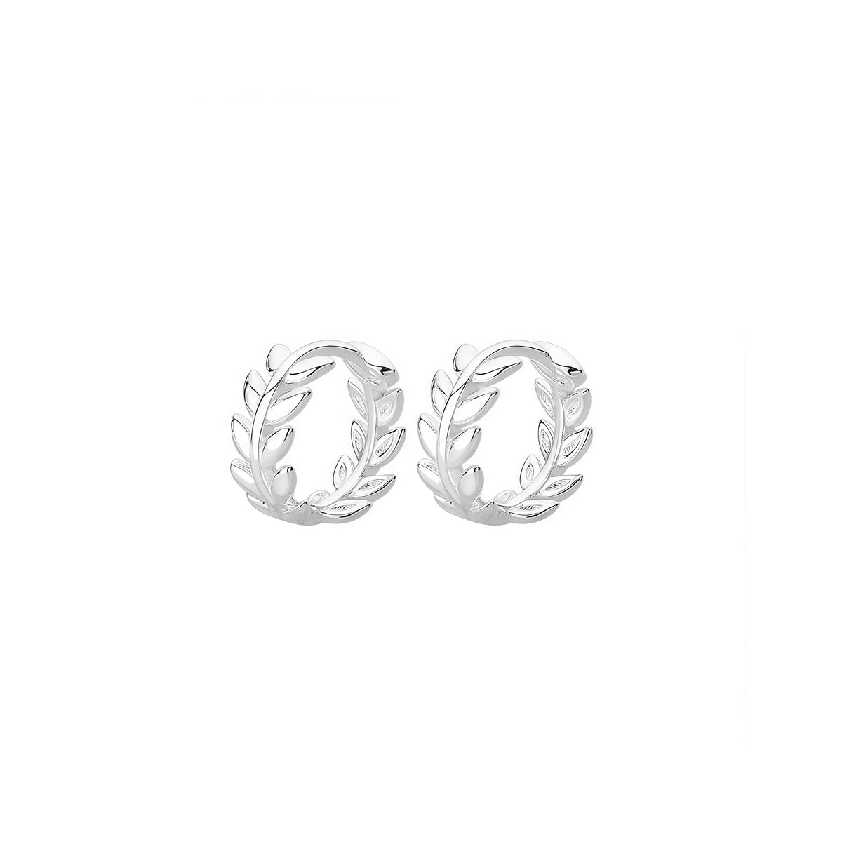 Olive Whisper Hoops