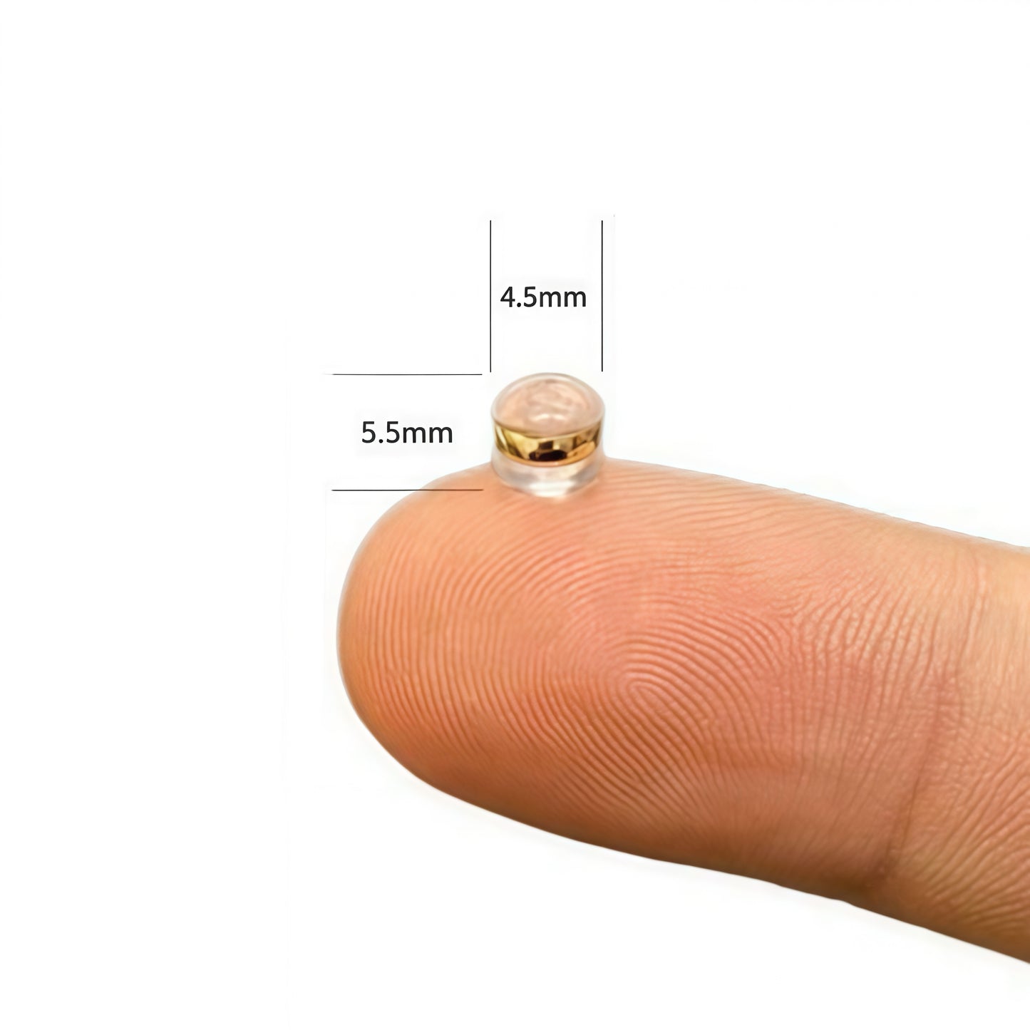 Silicone Earring Backs with Metal Core