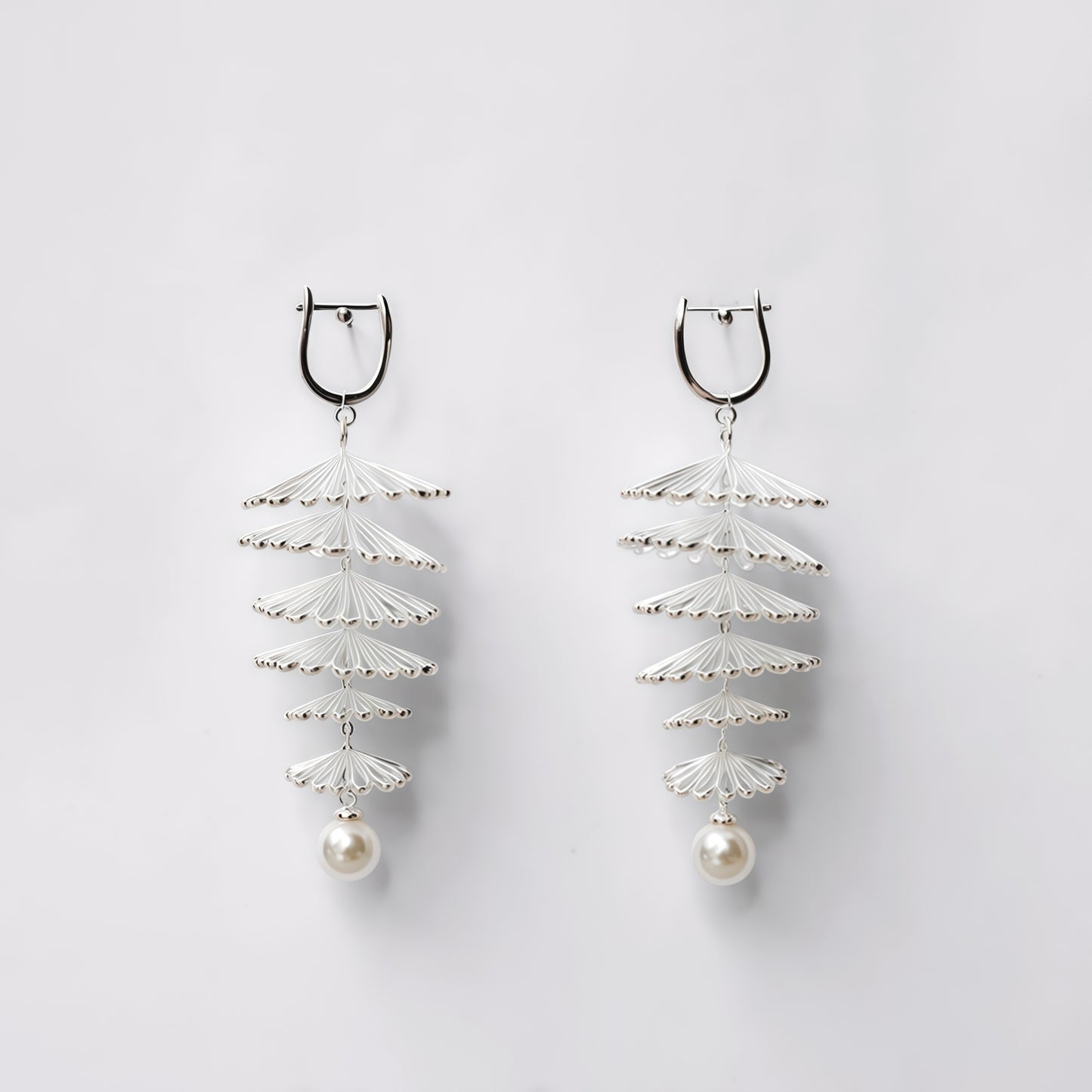 Pine Tree Dewdrop Earrings