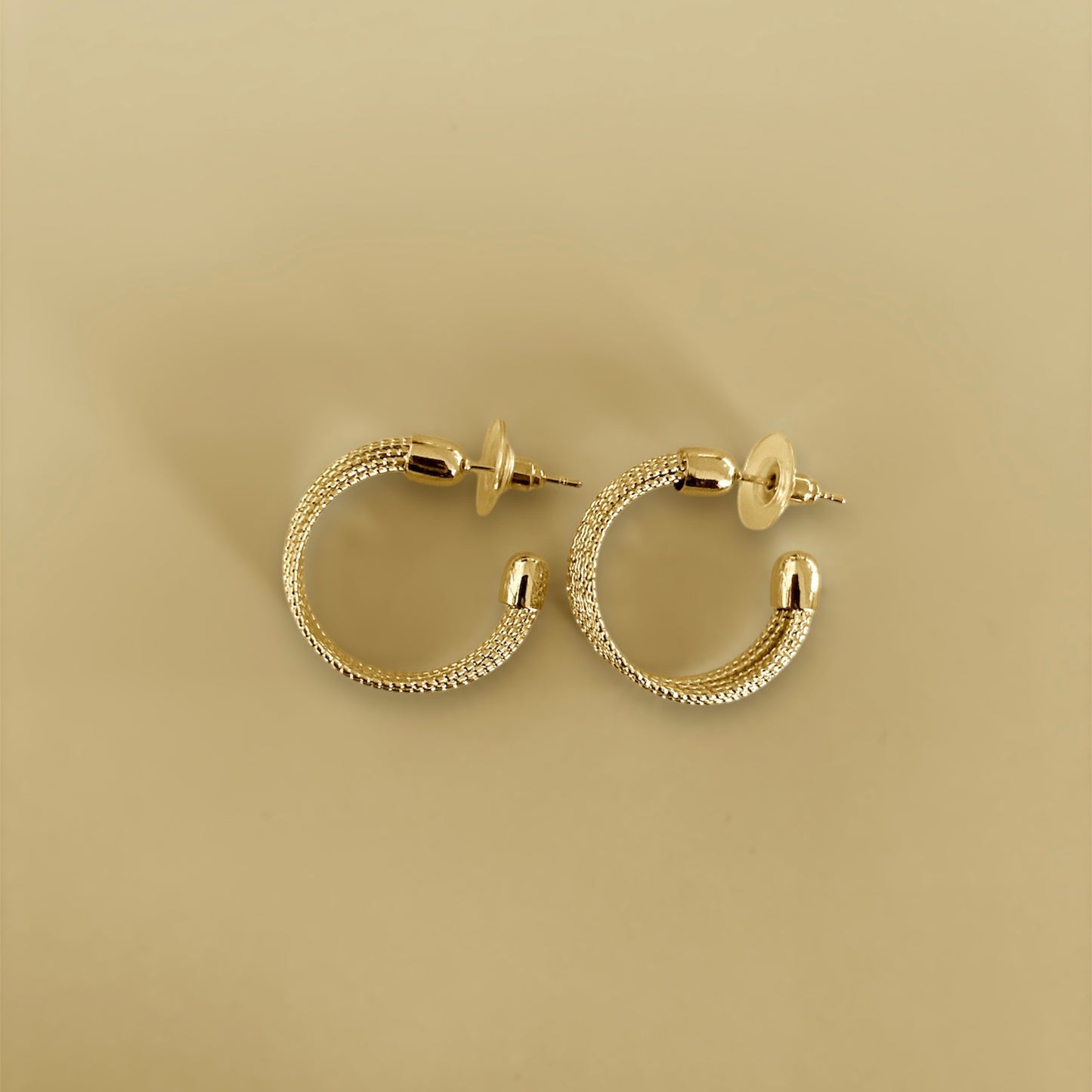 Silken Threads Hoop Earrings