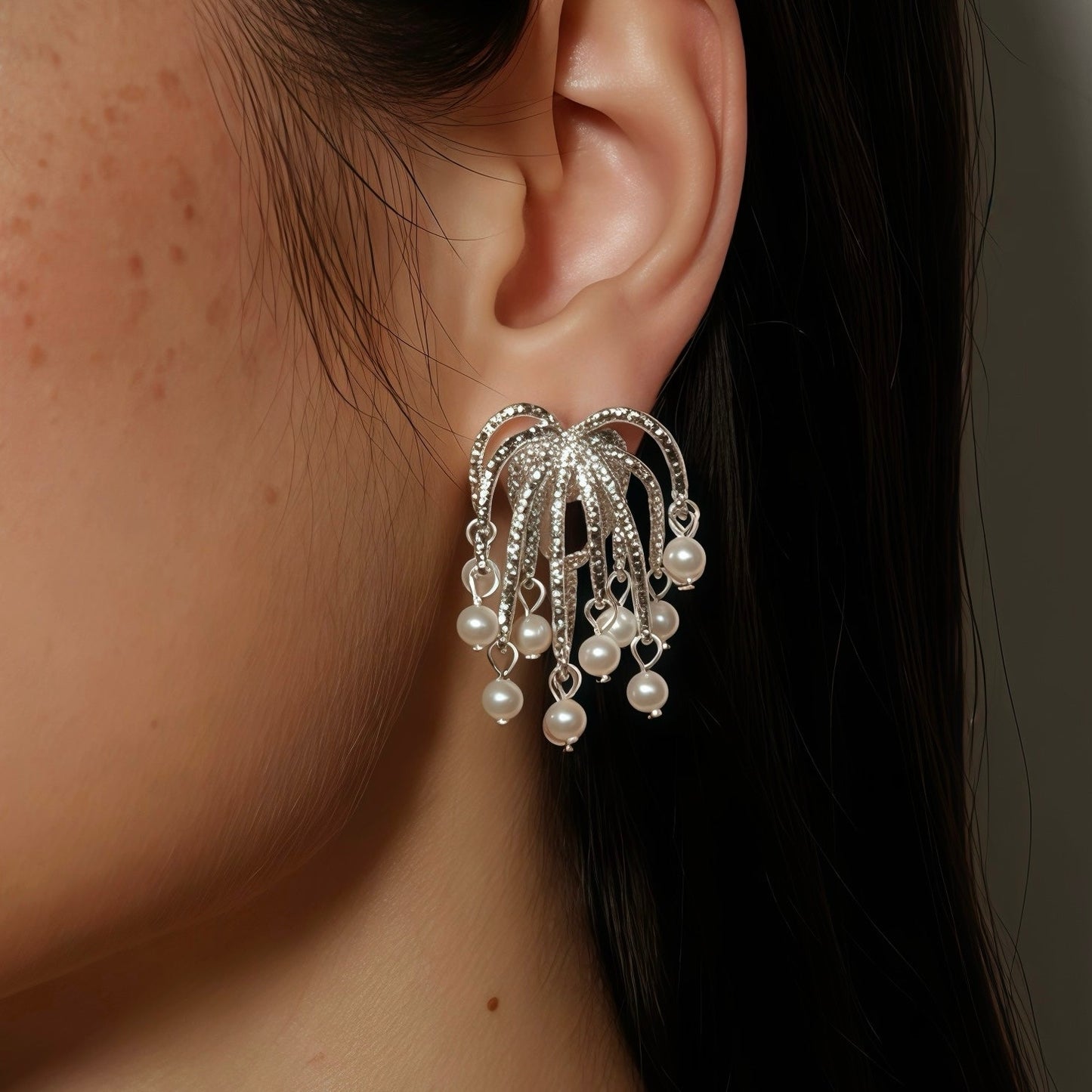 Cascade Pearl Earrings