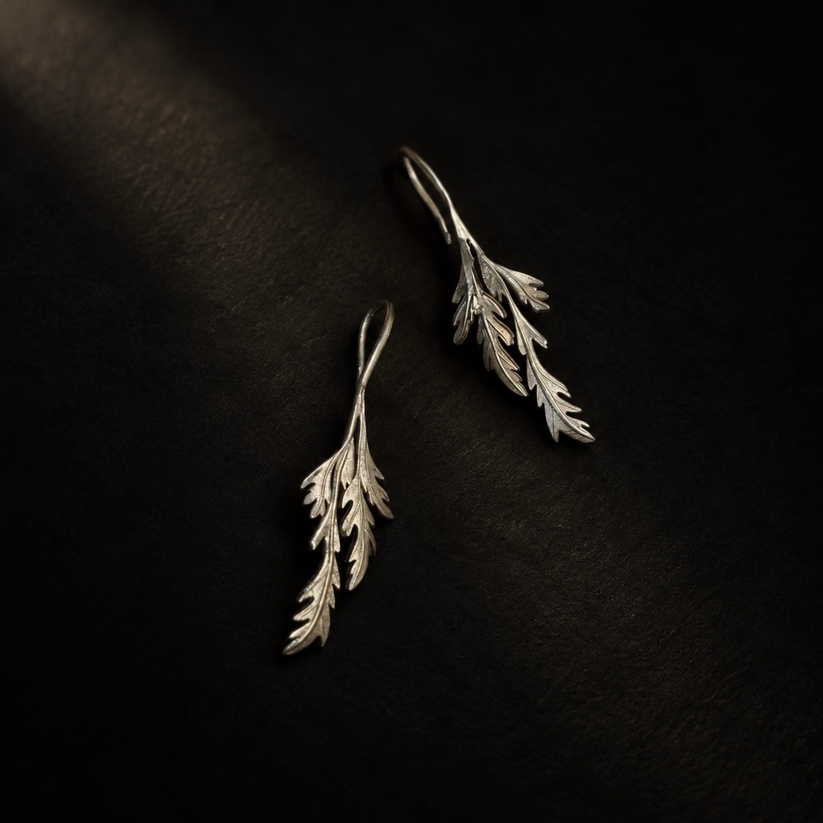 Wild Stillness Leaf Earrings