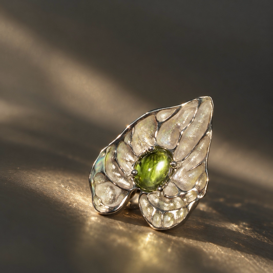 Verdant Leaf Ring