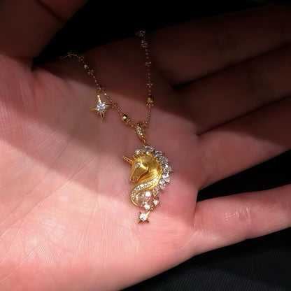 Celestial Sovereign Horse Necklace