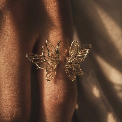 Butterfly Wing Dialogue Ring