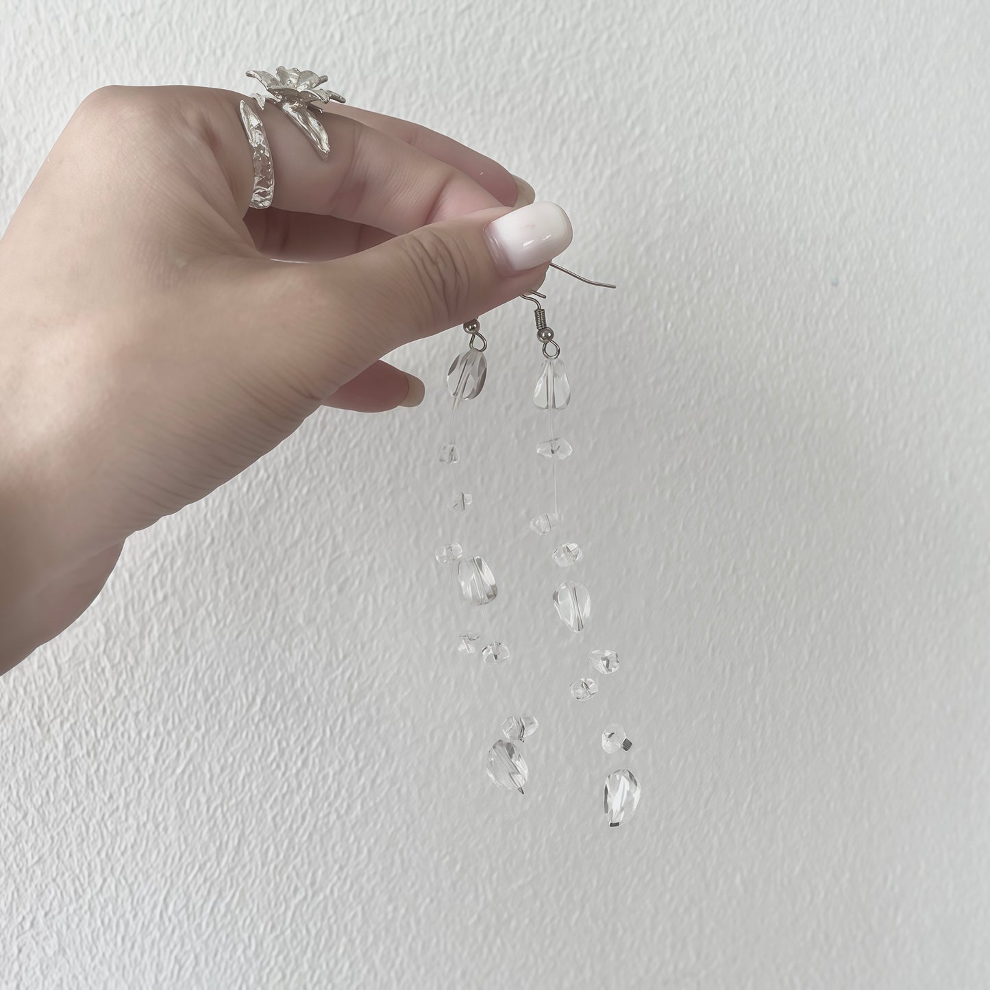Crystal Rainfall Earrings