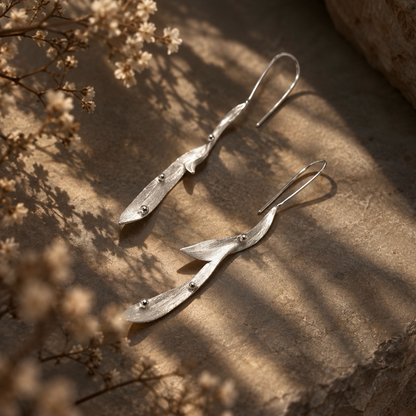 Branch Remembers Leaf Earrings