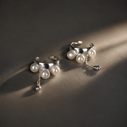 Pearls of Dew Ear Cuff
