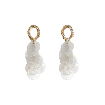 Moonlit Tides Shell Earrings
