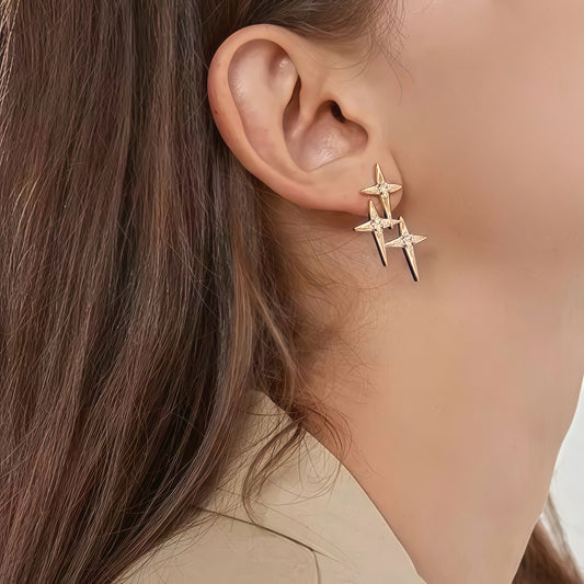 North Star Cluster Earrings