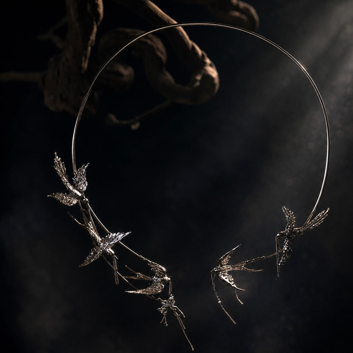 Swallow Constellation Necklace