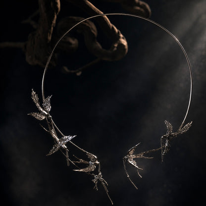 Swallow Constellation Necklace