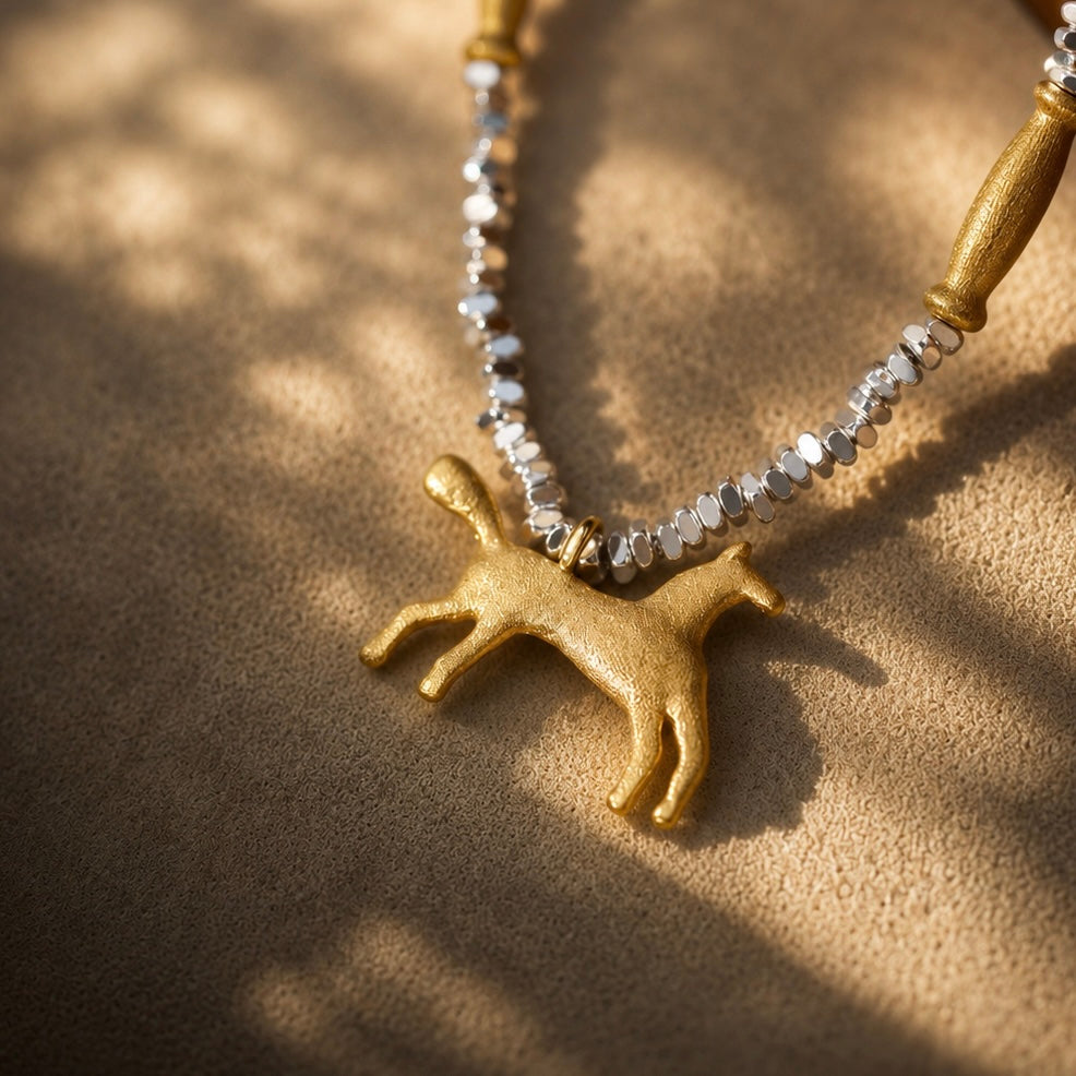 Horizon Horse Necklace