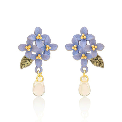 Blooming Hydrangea Earrings