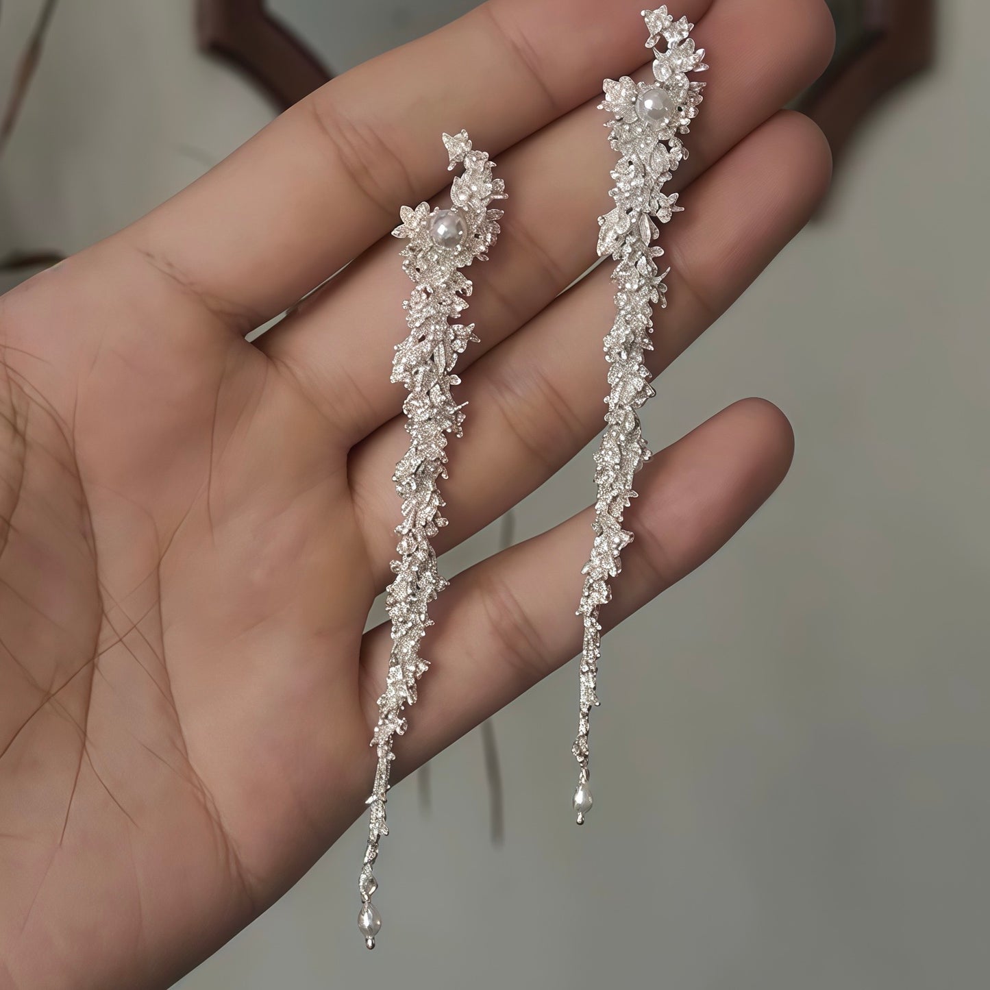 Dewfall Vine Earrings (15-Day Craft)