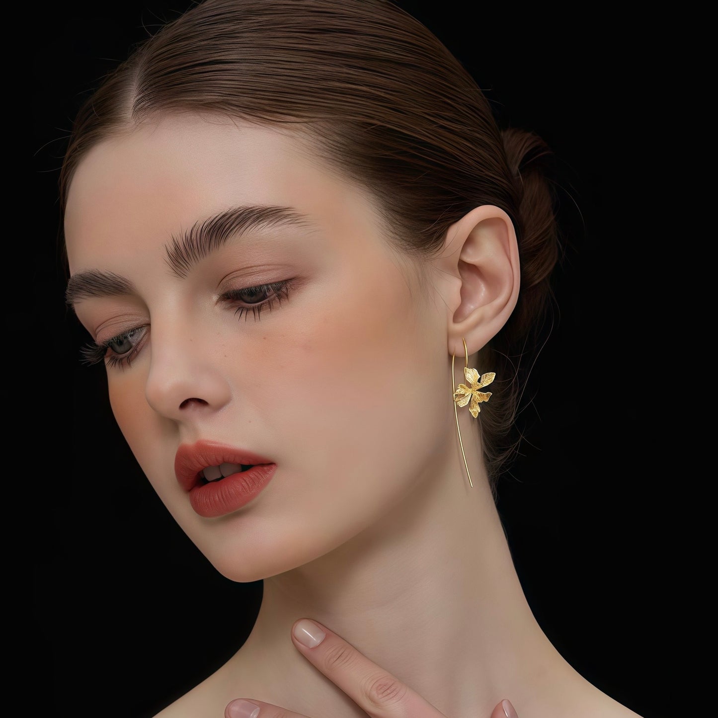 Iris Muse Threader Earrings