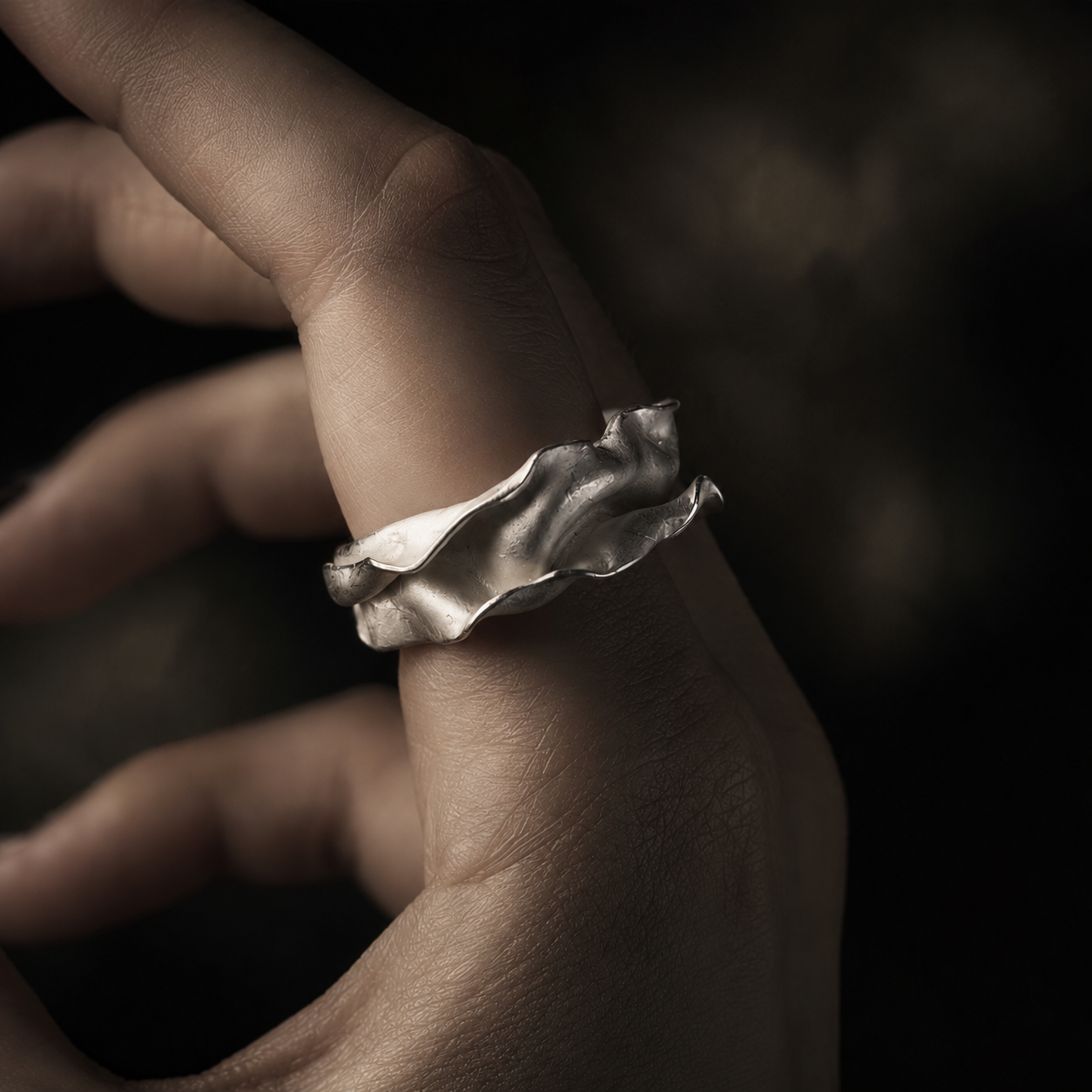 Tidal Sculpture Ring