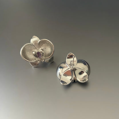 Orchid Whisper Stud Earrings