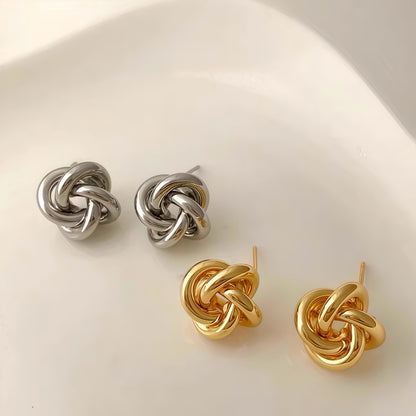 Eternal Knot Stud Earrings