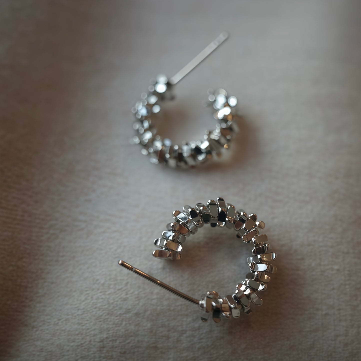 Orbit Fragment Hoop Earrings