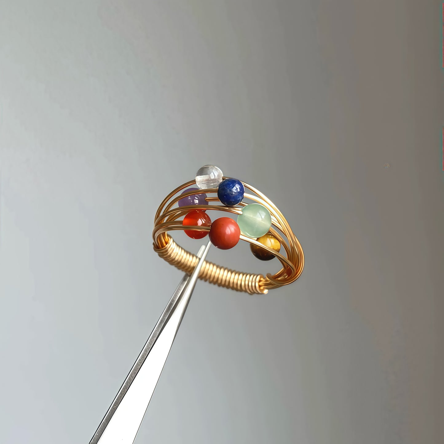 Celestial Orbit Ring – Inspired by the Solar System