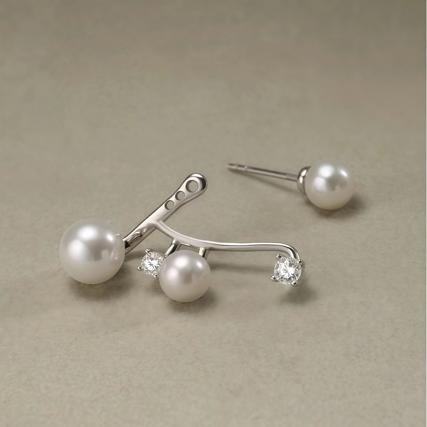 Orbiting Pearl Ear-Climber Earrings (2-in-1 Style) 15-Day Craft