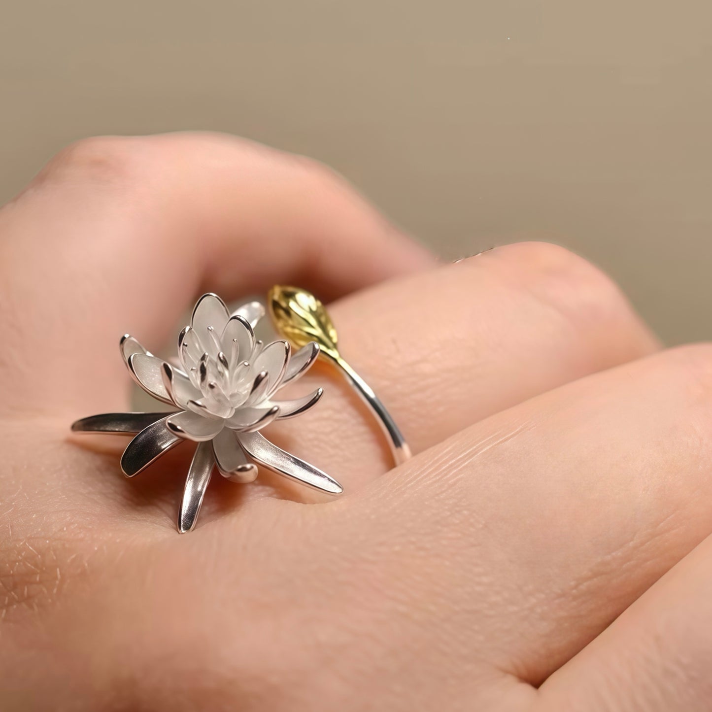 Eternal Lotus Ring — Serenity in Bloom