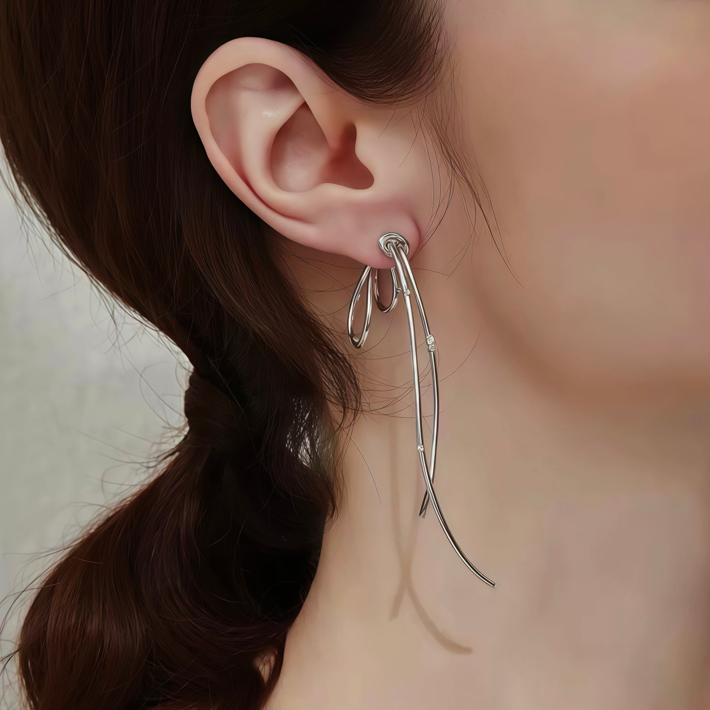 Aether Flow Earrings (2-in-1 Style)