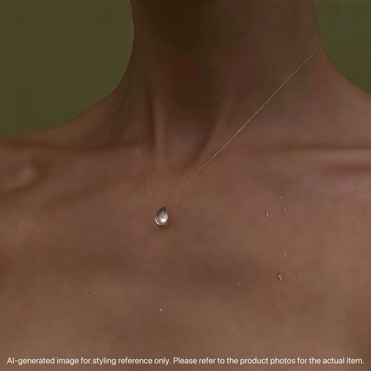 Floating Dewdrop Necklace