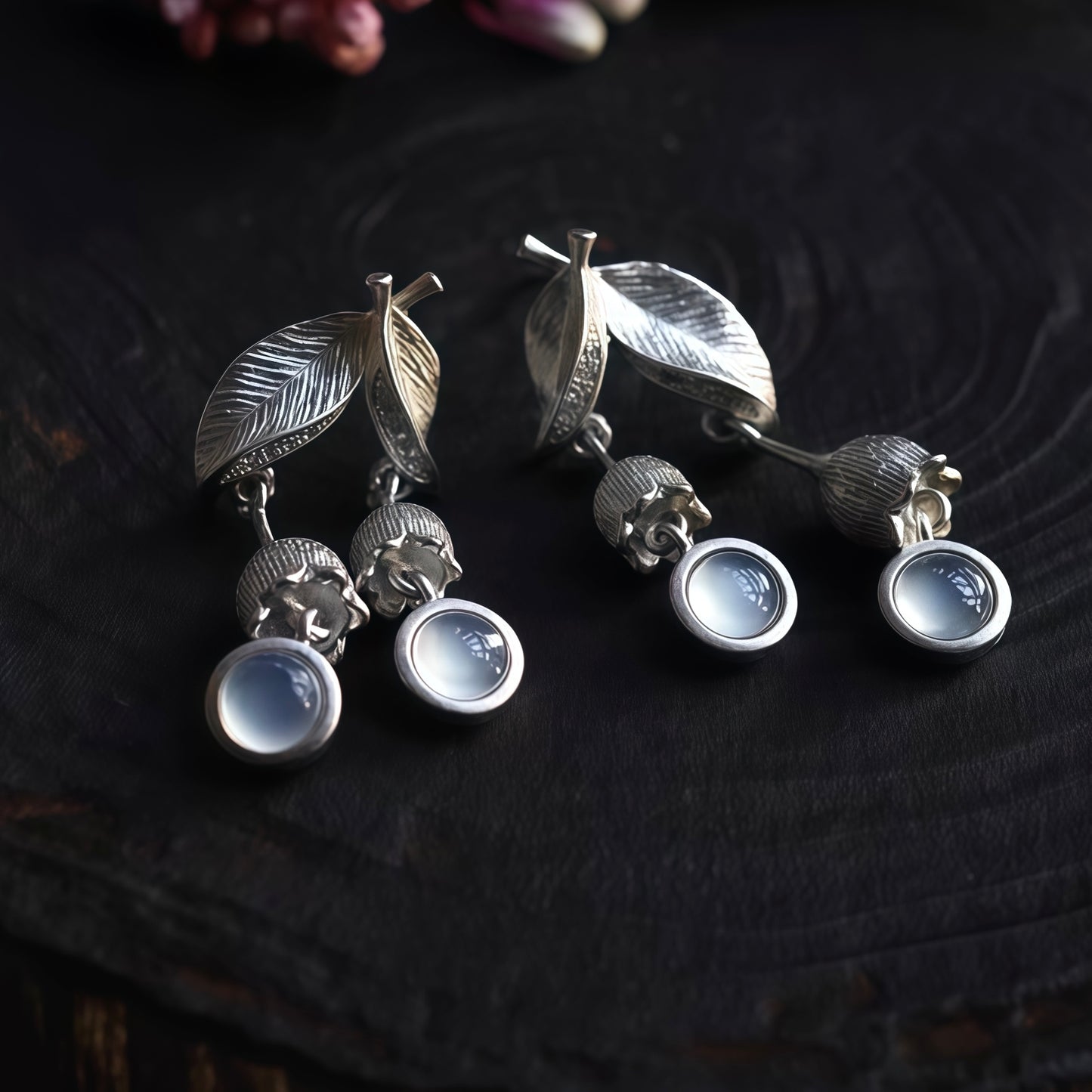Moonlit Valley Blossom Earrings