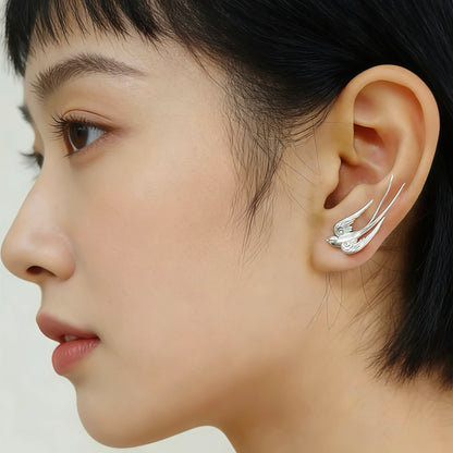 Swallow Form Earrings (30-Day Craft)