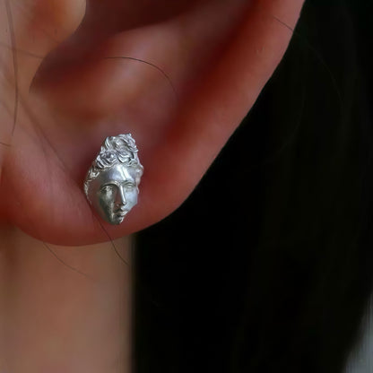 Apollo & Lyre Stud Earrings
