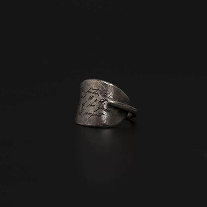 Words of Soul Engraved Rings