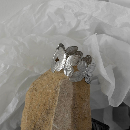 Butterfly Garden Cuff Bracelet