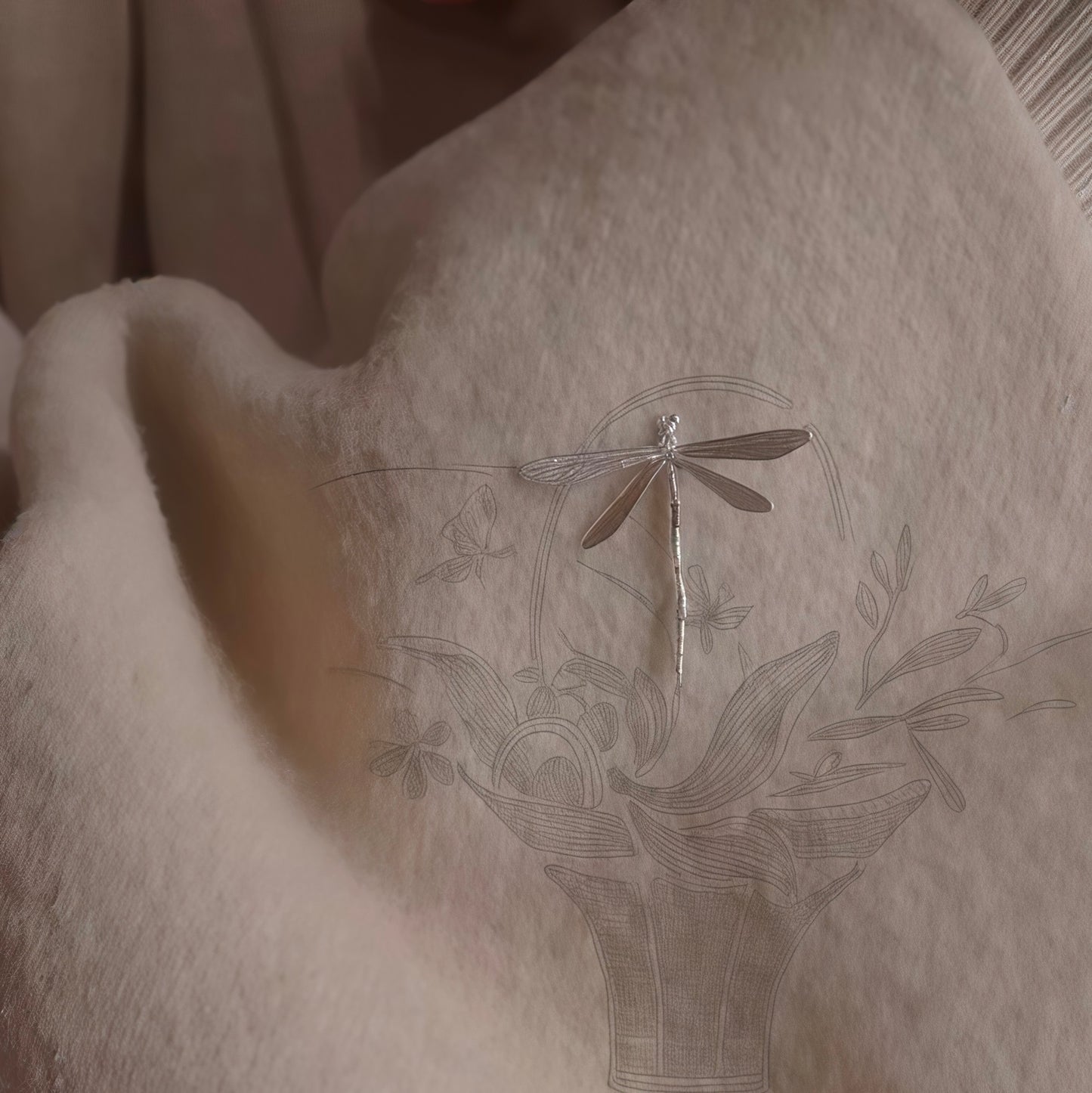 Dragonfly Whisper Brooch
