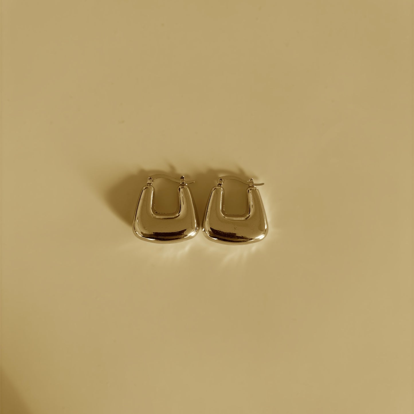 Lock Earrings – Bold Minimalism with Sculptural Precision