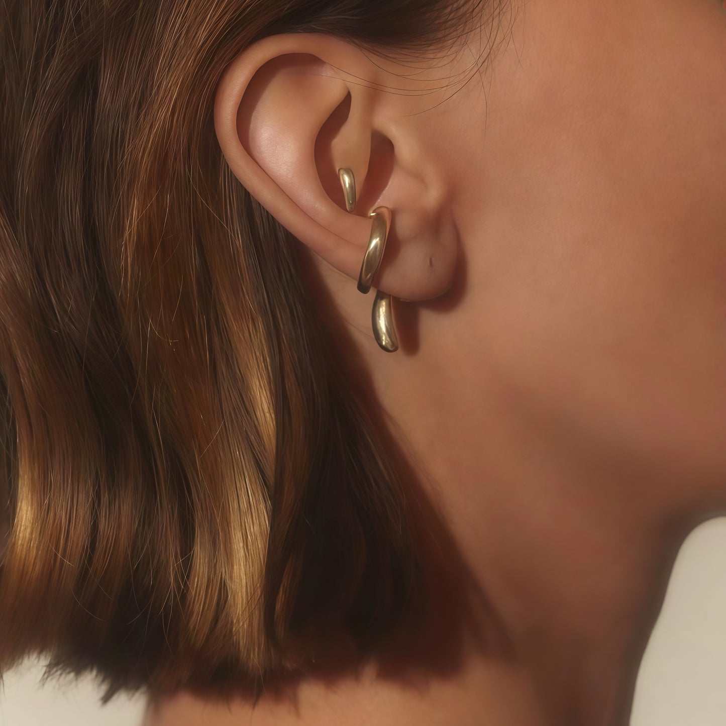 Liquid Flow Ear Cuff