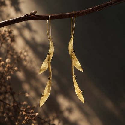 Branch Remembers Leaf Earrings