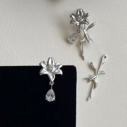 Lily Drift Earrings (2-in-1 Style)