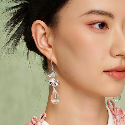 Dewdrop Botanical Earrings