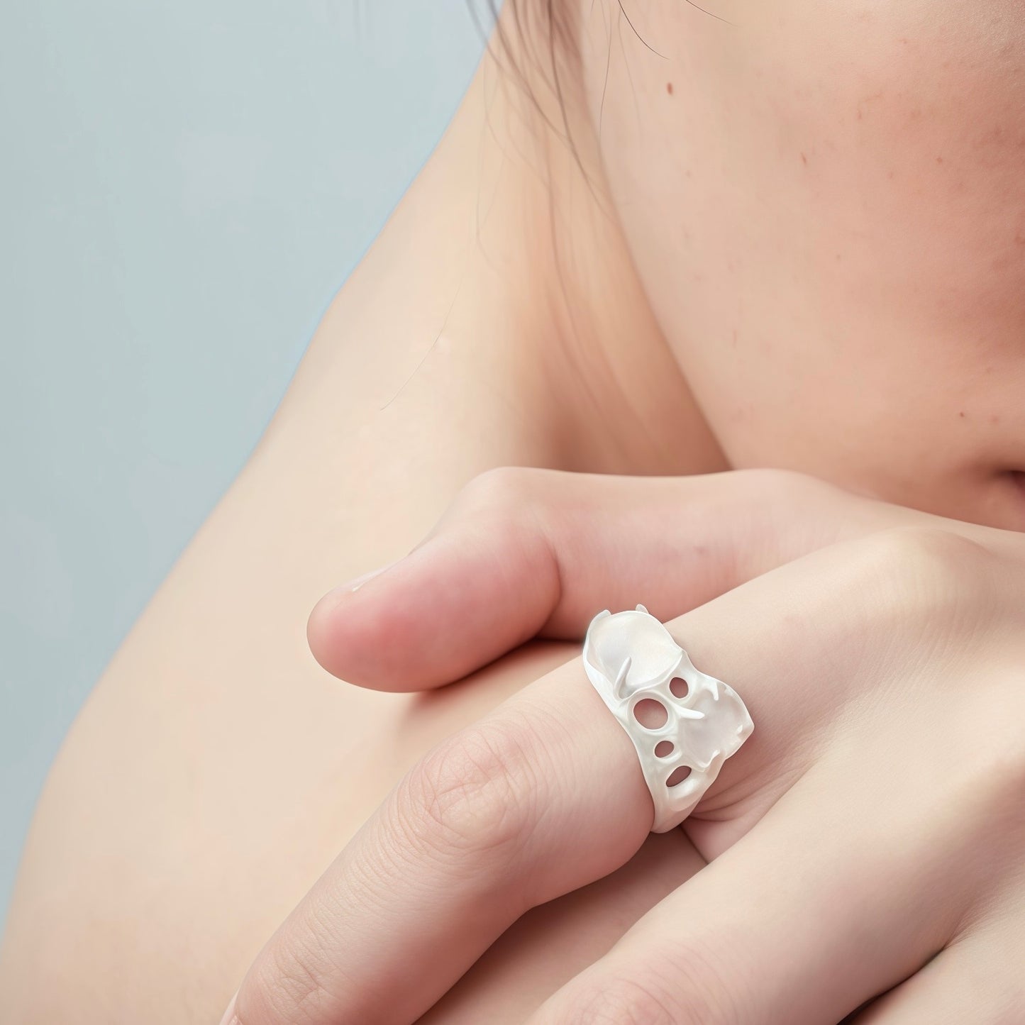 Ethereal Structure Ring