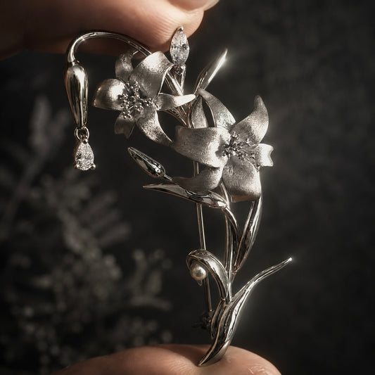 Whispering Lily Brooch
