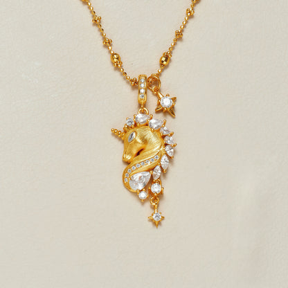 Celestial Sovereign Horse Necklace