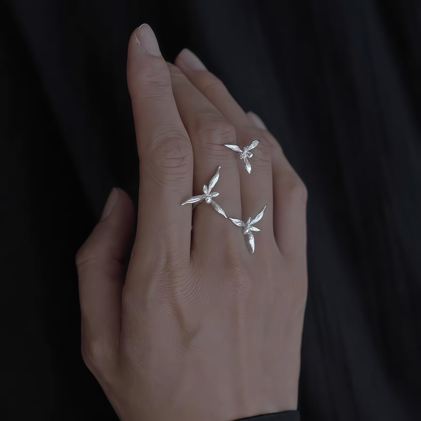 Encyclia Ring — Made to Order (15-Day Craft)