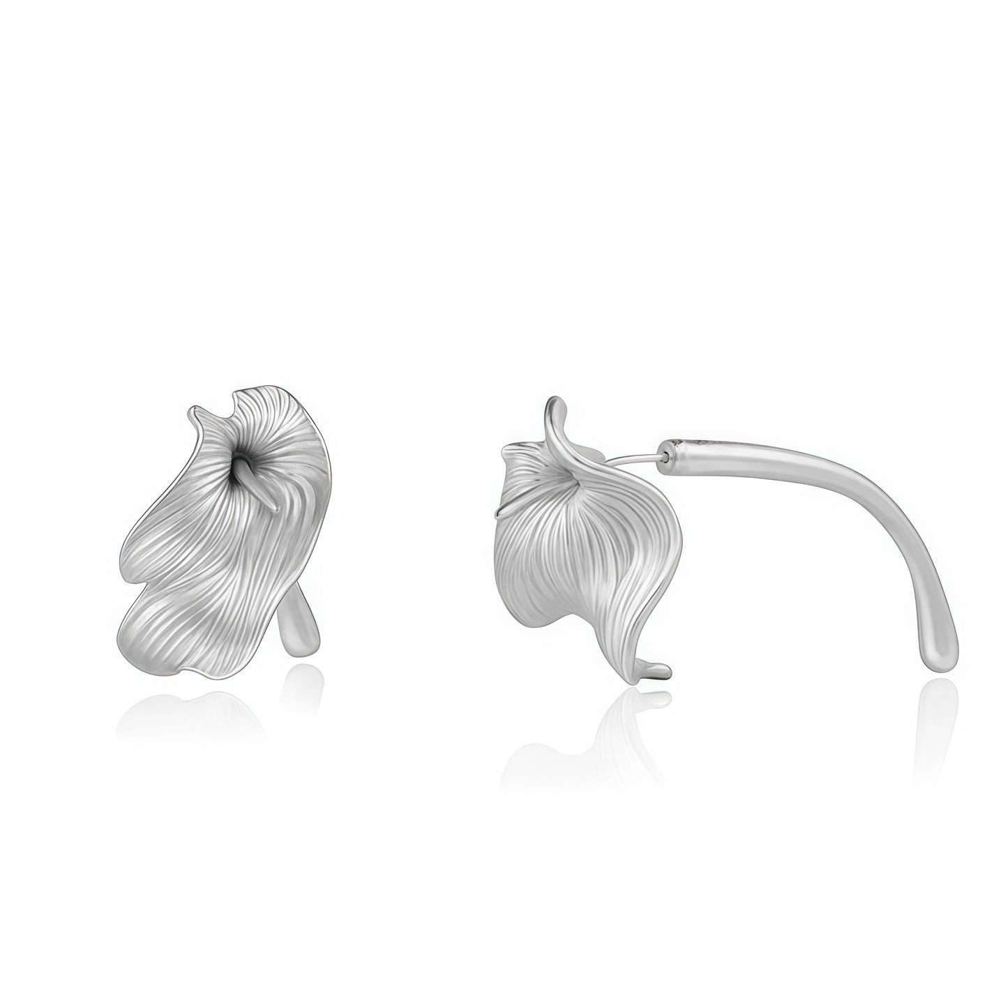 Calla Lily Sculptural Earrings