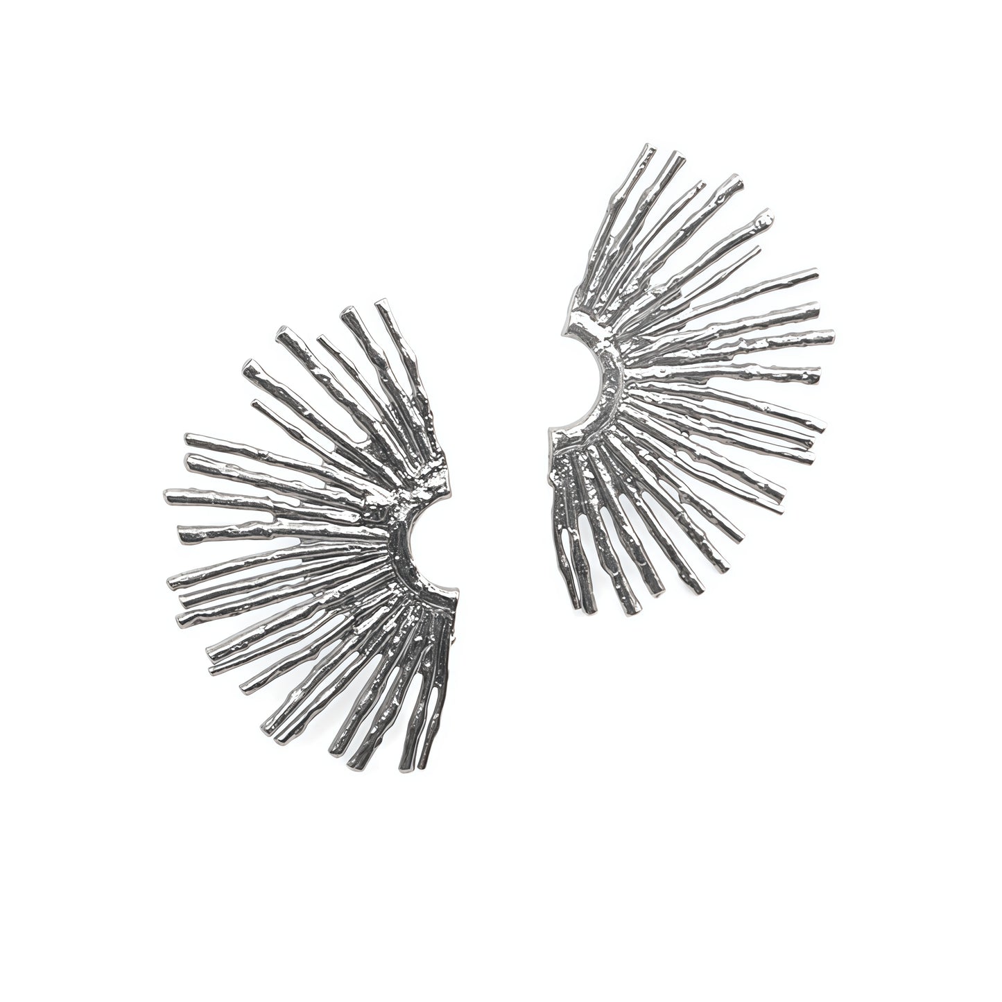 Radiant Horizon Earrings - Gold & Silver