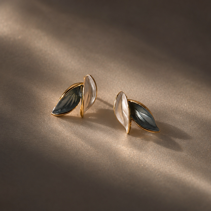 Between Light Leaf Earrings