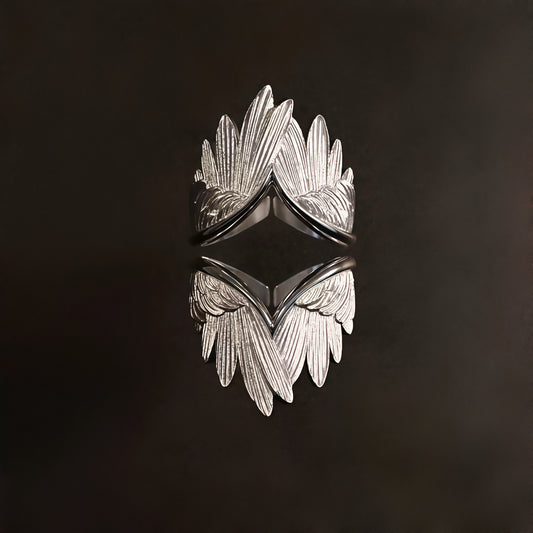 Celestial Wing Embrace Ring