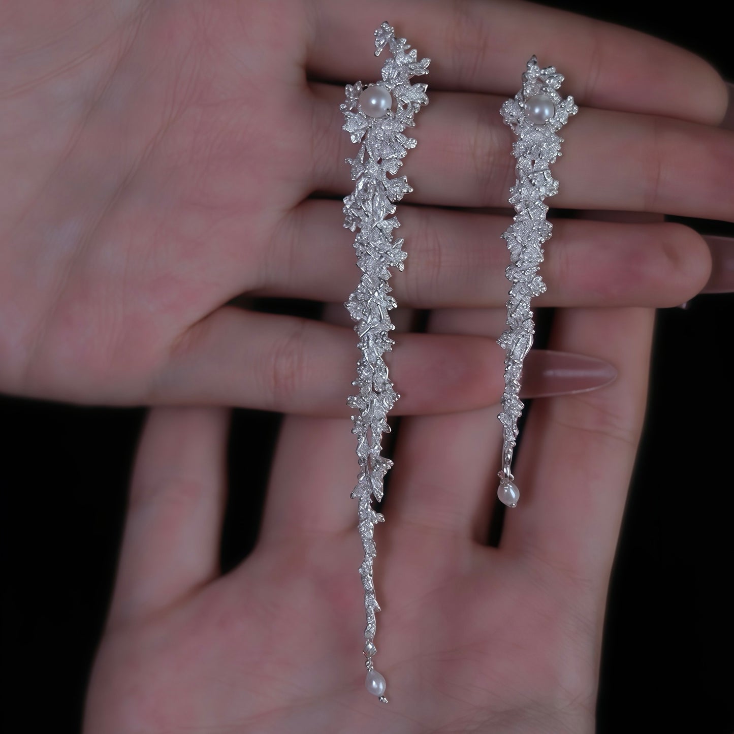 Dewfall Vine Earrings (15-Day Craft)