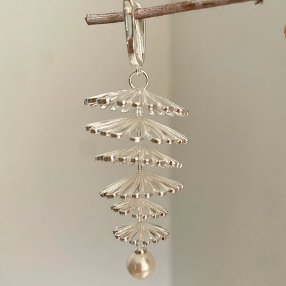 Pine Tree Dewdrop Earrings